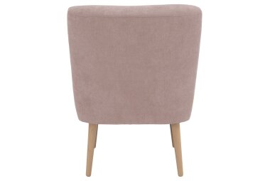 Sessel Kamle Bezug Flachgewebe Buche natur / rosé 21644