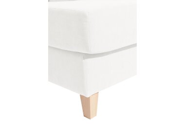 XXL Sessel Karil Bezug Veloursstoff Buche natur / creme 21892