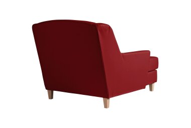 XXL Sessel Karil Bezug Kunstleder Buche natur / chilli 21899