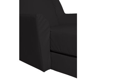 XXL Sessel Karil Bezug Kunstleder Buche natur / schwarz 21904