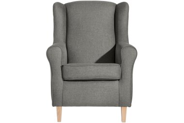 Ohrensessel Karlen Bezug Flachgewebe Buche natur /...