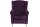 Ohrensessel Karlen Bezug Samtvelours Buche natur / purple 22043