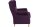 Ohrensessel Karlen Bezug Samtvelours Buche natur / purple 22043