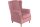 Ohrensessel Karlen Bezug Samtvelours Buche natur / rose 22044