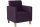 Sessel Karol Bezug Samtvelours Buche natur / purple 22189