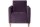 Sessel Karol Bezug Samtvelours Buche natur / purple 22189