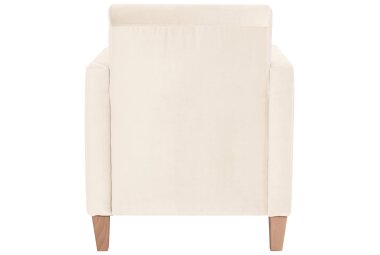 Sessel Karol Bezug Samtvelours Buche natur / creme 22194