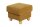 Hocker Kasha Bezug Veloursstoff Buche natur / mais 22259