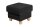 Hocker Kasha Bezug Veloursstoff Buche natur / schwarz 22263