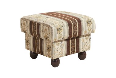 Hocker Kasha Bezug Chenille Buche nussbaum dunkel / braun...