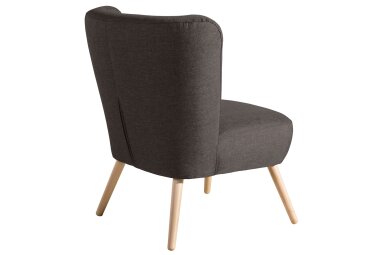 Sessel Kassi Bezug Flachgewebe Buche natur / braun 22346