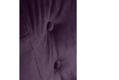 Sessel Kassi Bezug Samtvelours Buche natur / purple 22362
