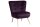 Sessel Kassi Bezug Samtvelours Buche natur / purple 22362