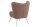 Sessel Kathy Bezug Veloursstoff Buche natur / sahara 22647