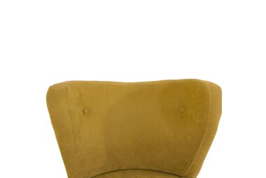 Sessel Kathy Bezug Veloursstoff Buche natur / mais 22650