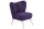 Sessel Kathy Bezug Veloursstoff Buche natur / violett 22651