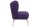 Sessel Kathy Bezug Veloursstoff Buche natur / violett 22651