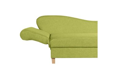 Recamiere mit Armteil links klappbar Katia Bezug Flachgewebe Buche natur / apfel 22672