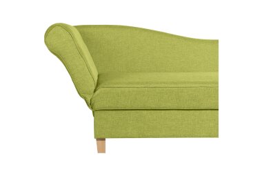 Recamiere mit Armteil links klappbar Katia Bezug Flachgewebe Buche natur / apfel 22672