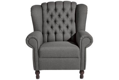 Ohrenbackensessel Katreen Bezug Flachgewebe Buche...