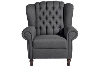 Ohrenbackensessel Katreen Bezug Flachgewebe Buche...