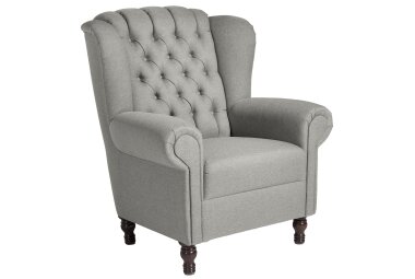 Ohrenbackensessel Katreen Bezug Flachgewebe Buche...