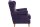 Ohrensessel Katria Bezug Veloursstoff Buche natur / violett 22848