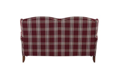 Sofa 2,5-Sitzer Katria Bezug Flachgewebe Buche nussbaum / rot  22858