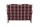 Sofa 2-Sitzer Katria Bezug Flachgewebe Buche nussbaum / rot  22859