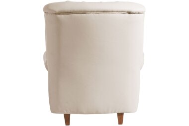 Hochlehnsessel Katrin Bezug Kunstleder Buche natur / beige 22890