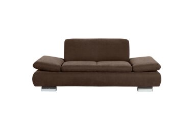 Sofa 2-Sitzer Kaye Bezug Veloursstoff Metallfu&szlig;...