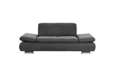 Sofa 2-Sitzer Kaye Bezug Veloursstoff Metallfu&szlig;...