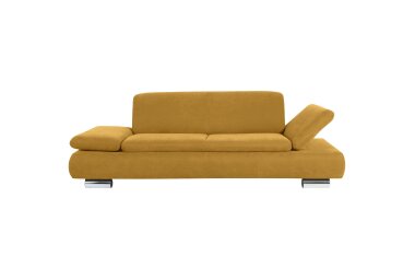 Sofa 2,5-Sitzer Kaye Bezug Veloursstoff Metallfuß verchromt / mais 23137