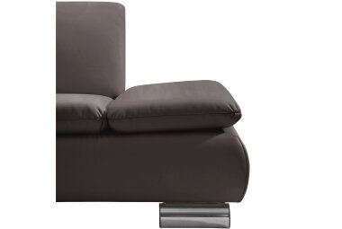 Ecksofa mit Ottomane links Kaye Bezug Kunstleder...