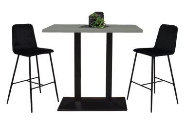 Tresentisch Electra 120x70x106 schwarz matt/Pinie green...