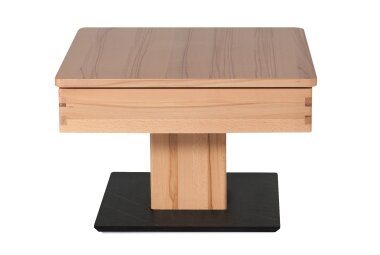 Funktionstisch Cele 67x67x43 höhenverstellbar;diagonal verschiebbar Kernbuche 16224