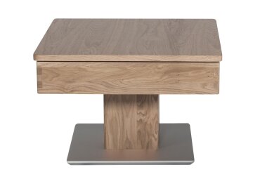 Funktionstisch Celene 67x67x43 höhenverstellbar;diagonal verschiebbar Wildeiche Bianco 16226