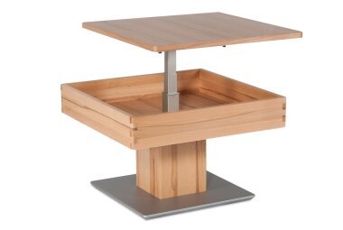 Couchtisch Celene 67x67x43 h&ouml;henverstellbar;diagonal...