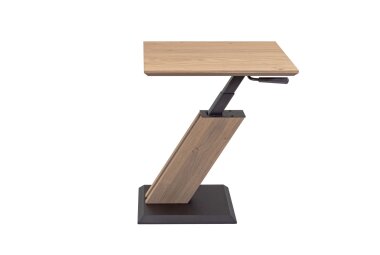 Beistelltisch Celia 50x50x44 höhenverstellbar Wildeiche Bianco 16239