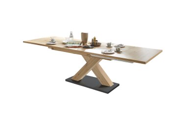 Esstisch ausziehbar Elene 160x90x76 Asteiche 13979