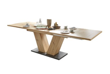 Esstisch ausziehbar Elena 160x90x76 Asteiche 13988