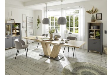 Esstisch ausziehbar Elena 160x90x76 Asteiche 13988