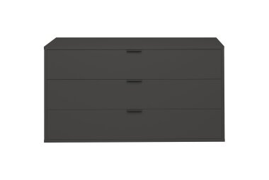 Kommode Erna 119x45x67 Anthrazit matt Lack 14714