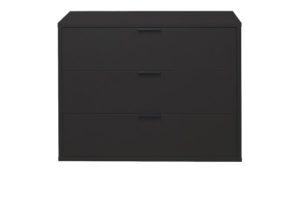 Kommode Erna 81x45x67 Anthrazit matt Lack 14717
