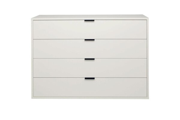 Kommode Erna 119x45x87 Kreidegrau matt Lack 14721