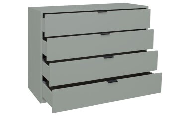 Kommode Erna 119x45x87 Pinie Green matt Lack 14722