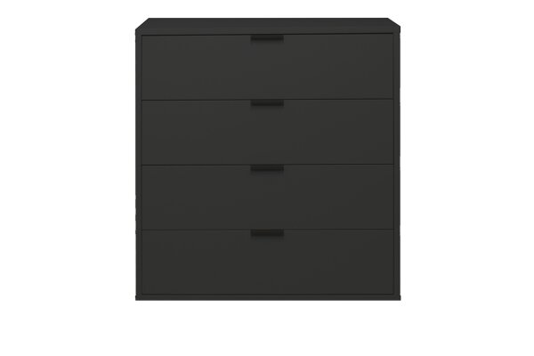 Kommode Erna 81x45x87 Anthrazit matt Lack 14723