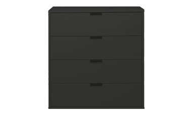 Kommode Erna 81x45x87 Anthrazit matt Lack 14723