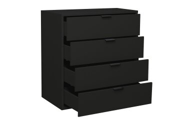 Kommode Erna 81x45x87 Anthrazit matt Lack 14723