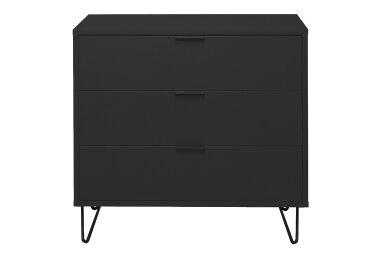 Kommode Erna 81x45x82 Anthrazit matt Lack 14717-D